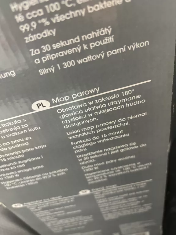 MOP PAROWY CLEANMAXX 1300W