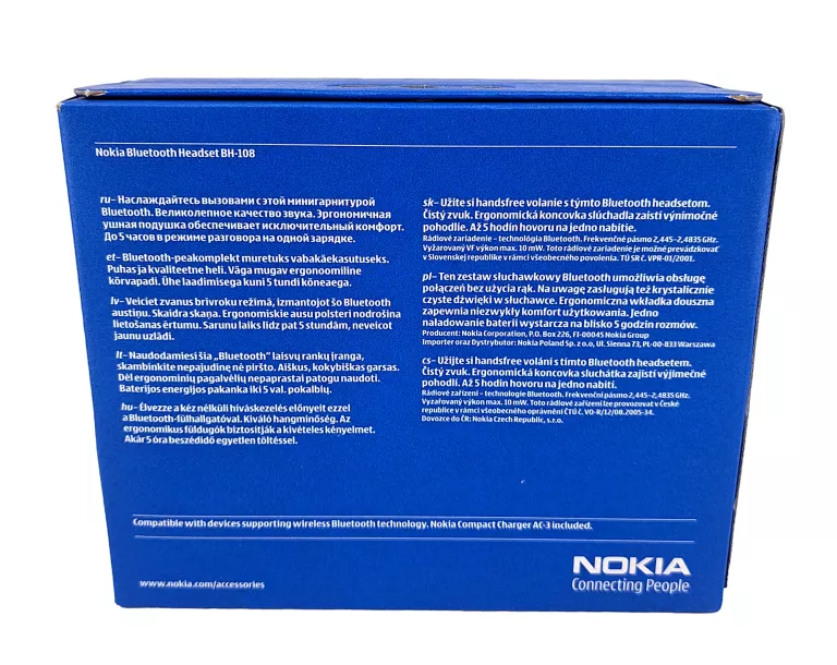 NOKIA SŁUCHAWKA BLUETOOTH BH-108 OPIS !!!