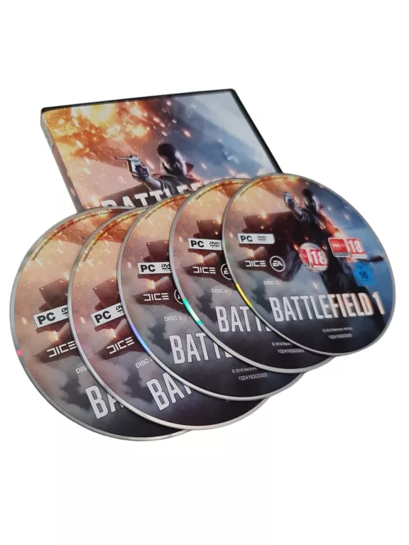 ZESTAW 3 GIER NA PC CYBERPUNKT BATTLEFIELD 1 BATTLEFIELD 2042