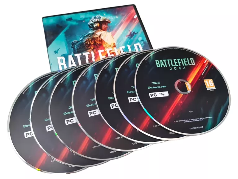 ZESTAW 3 GIER NA PC CYBERPUNKT BATTLEFIELD 1 BATTLEFIELD 2042