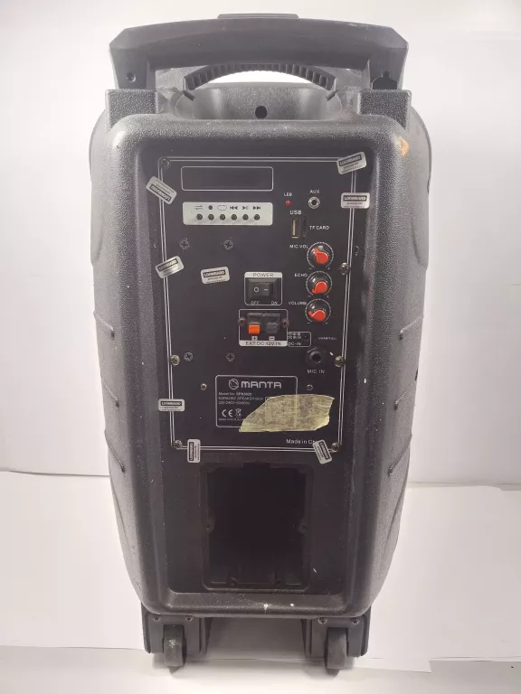 GŁOŚNIK KARAOKE MANTA SPK5020 + ZASILACZ