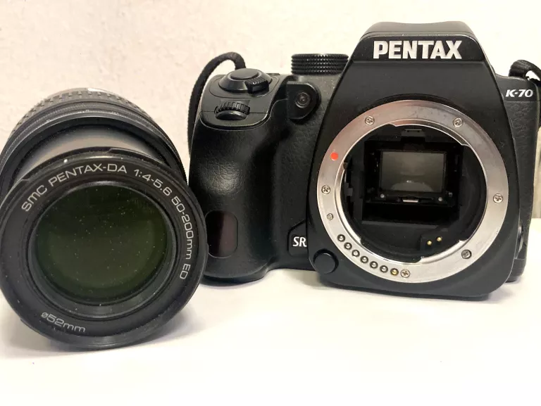 APARAT PENTAX K-70 CZARNY + 50-200MM NISKI PRZEBIEG! 6100 ZDJĘĆ!