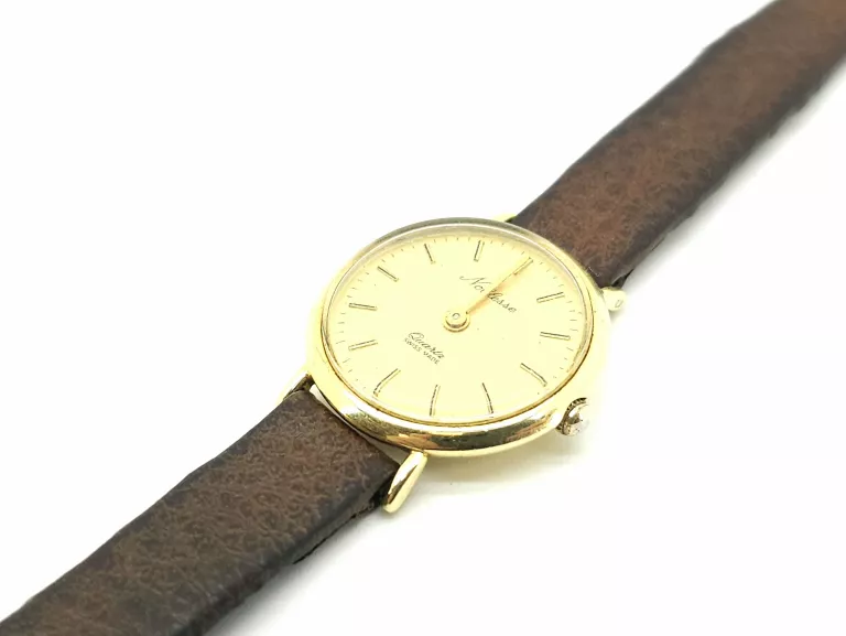 ZEGAREK NOBLESSE SWISS MADE ZŁOTY 14K 585 22MM