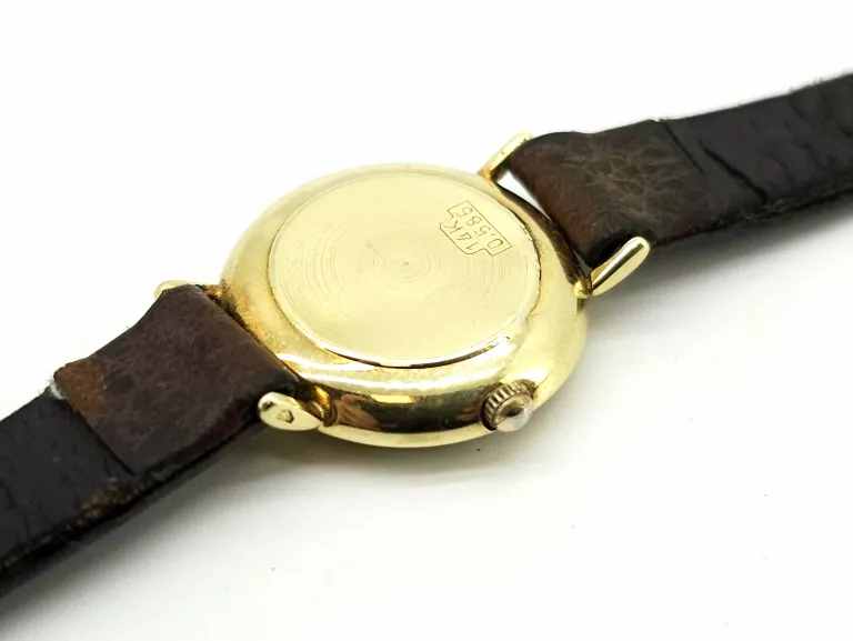 ZEGAREK NOBLESSE SWISS MADE ZŁOTY 14K 585 22MM