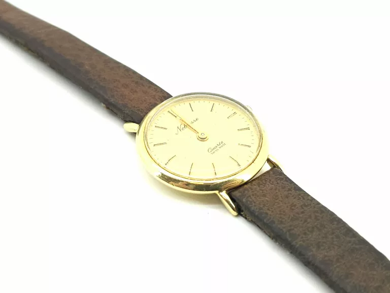 ZEGAREK NOBLESSE SWISS MADE ZŁOTY 14K 585 22MM