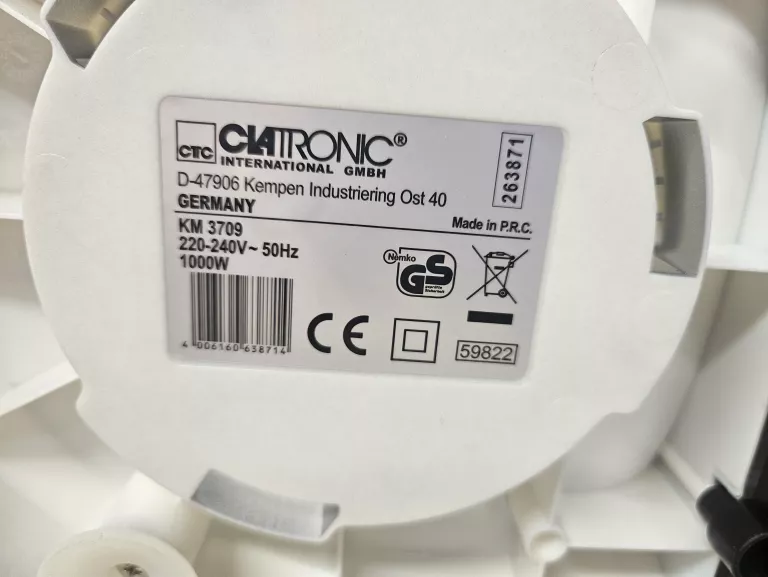 ROBOT PLANETARNY CLATRONIC KM 3709 1000W