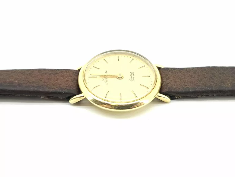 ZEGAREK NOBLESSE SWISS MADE ZŁOTY 14K 585 22MM