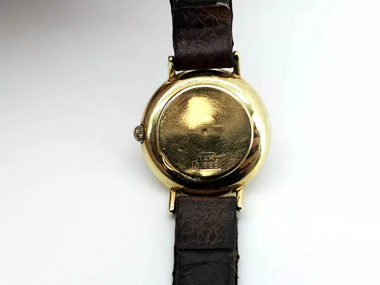 ZEGAREK NOBLESSE SWISS MADE ZŁOTY 14K 585 22MM