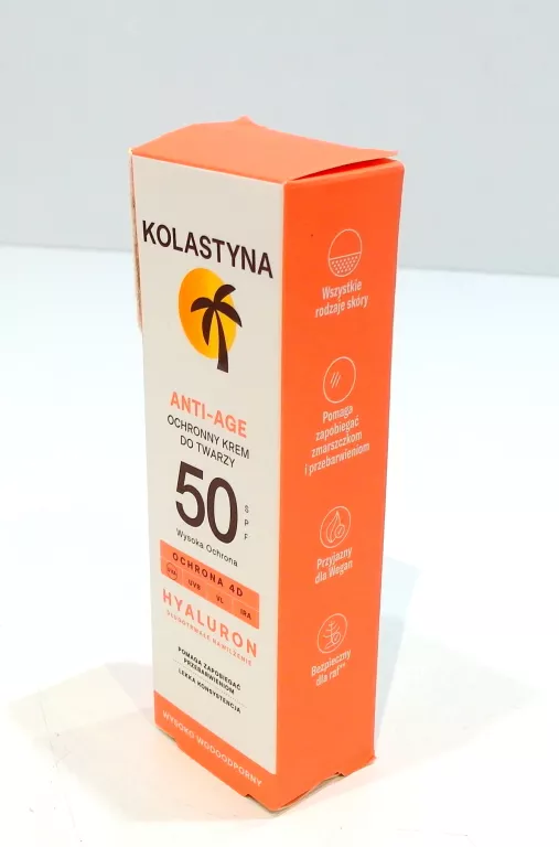 KOLASTYNA ANTI-AGE OCHRONNY KREM DO TWARZY SPF50 50ML