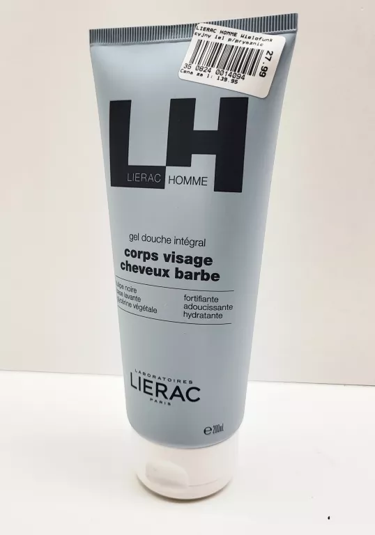 LIERAC HOMME ŻEL P/PRYSZNIC WIELOFUN.200ML