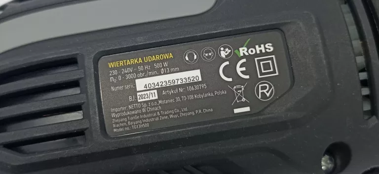 WIERTARKA UDAROWA TECHLINER TG13H500
