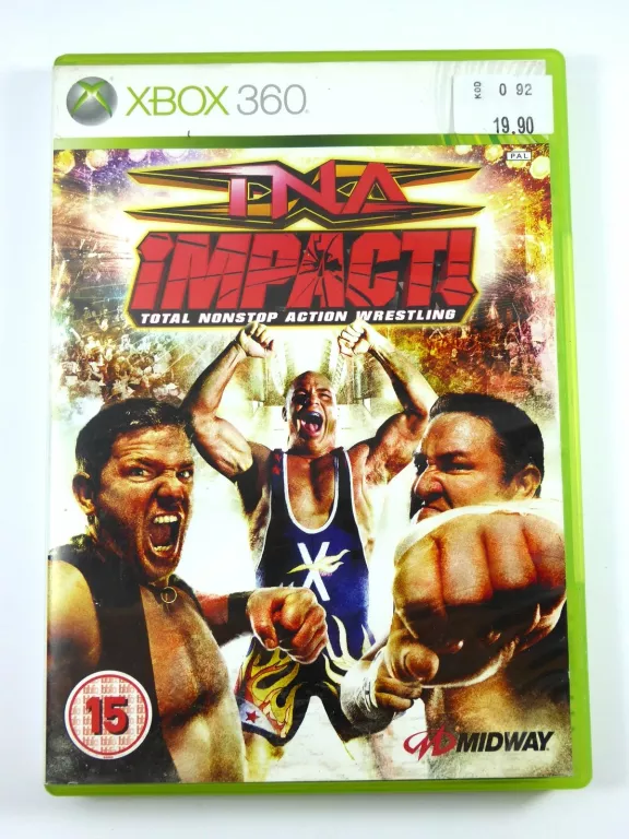 GRA NA XBOX 360 TNA IMPACT TOTAL NONSTOP ACTION WRESTLING