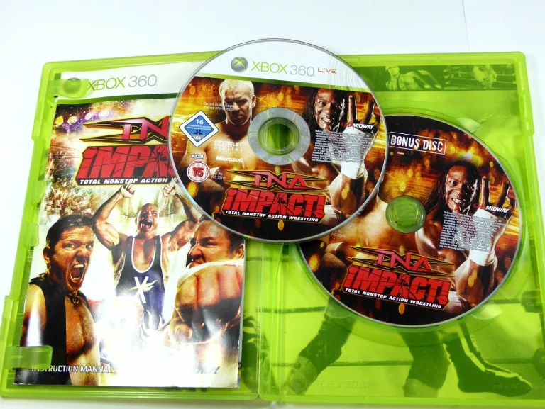 GRA NA XBOX 360 TNA IMPACT TOTAL NONSTOP ACTION WRESTLING