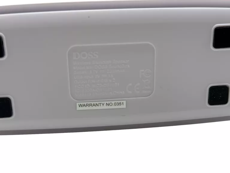 GŁOŚNIK DOSS SOUNDBOX PLUS || BLUETOOTH!!! BIAŁY