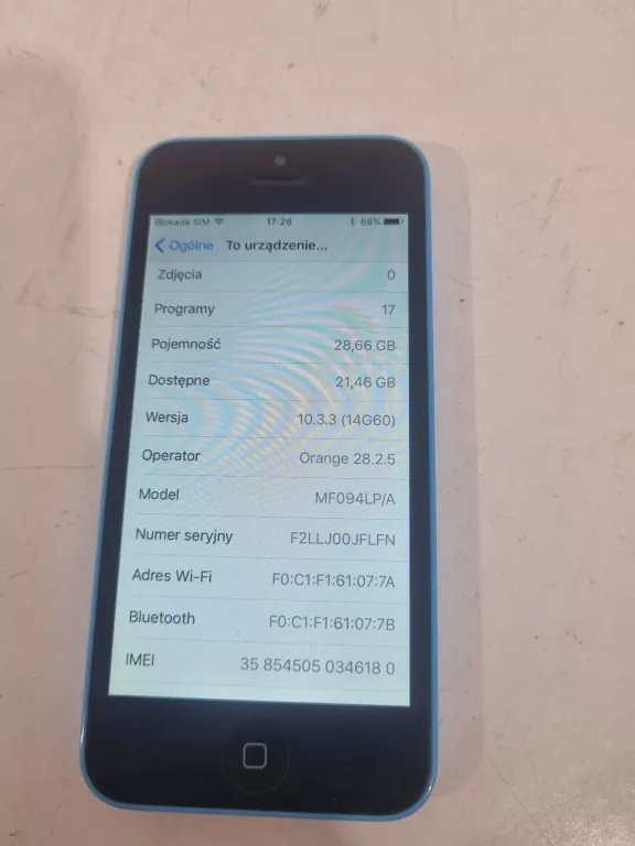 TELEFON IPHONE 5C 32GB