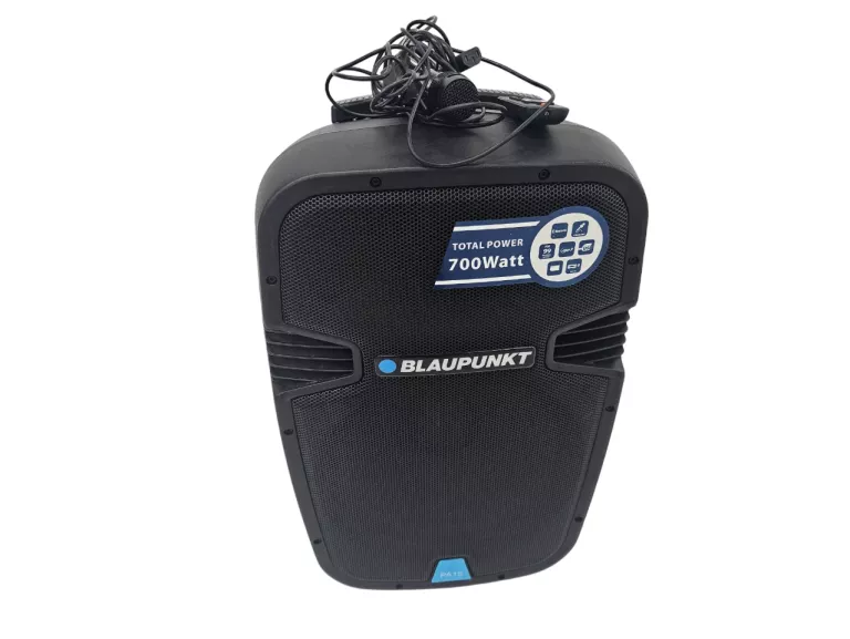 GŁOŚNIK PRZENOŚNY BLAUPUNKT PA15 PILOT KARAOKE 700W