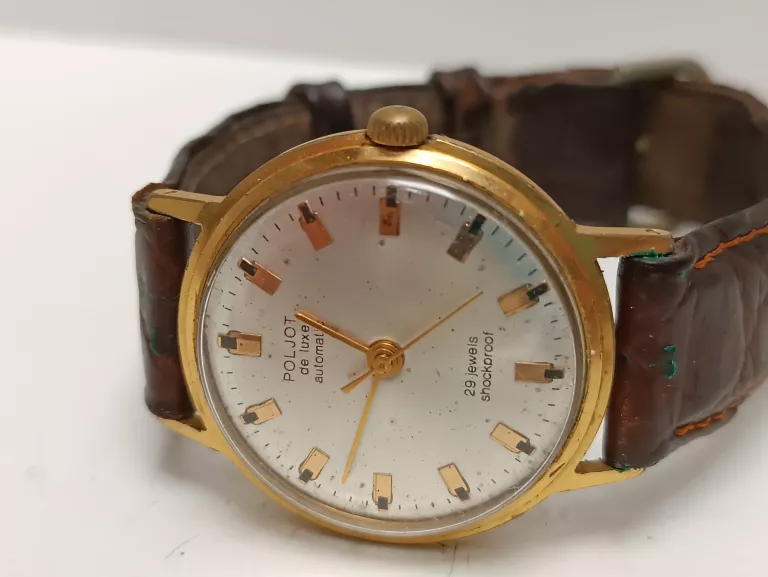 POLJOT DE LUXE 29 JEWELS AUTOMATIC POZŁACANY