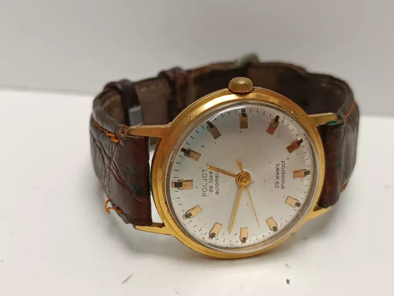 POLJOT DE LUXE 29 JEWELS AUTOMATIC POZŁACANY