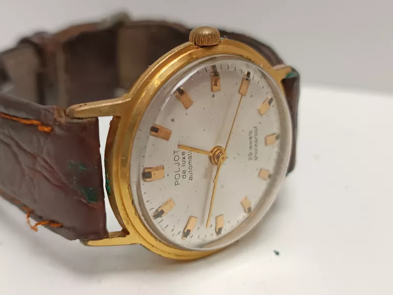 POLJOT DE LUXE 29 JEWELS AUTOMATIC POZŁACANY