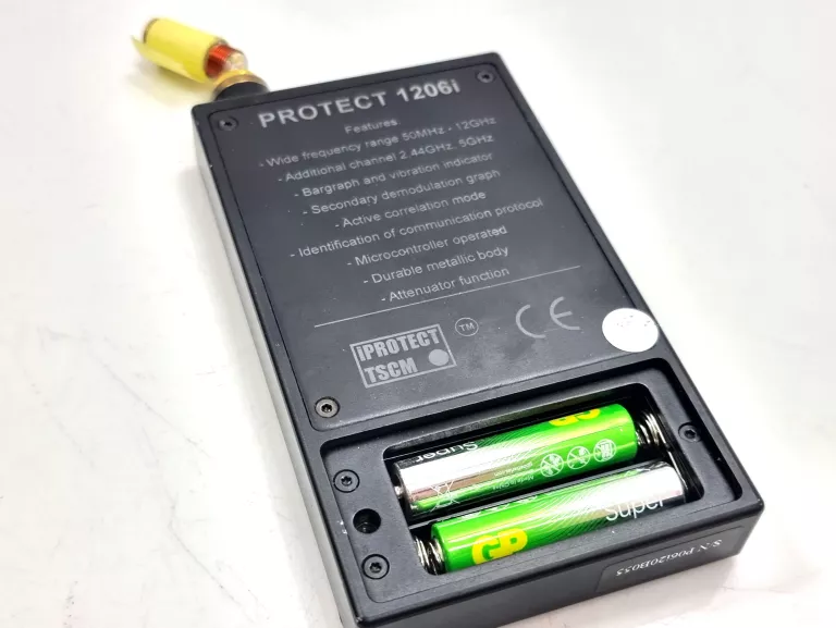 WYKRYWACZ PODSŁUCHÓW ANALOGOWYCH I CYFROWYCH PROTECT 1206I