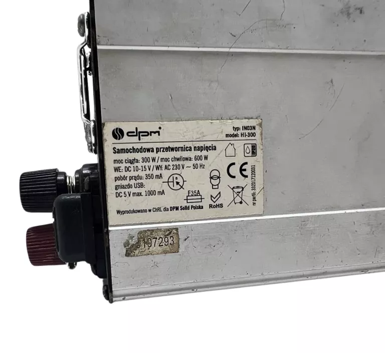 PRZETWORNICA NAPIĘCIA IN03N 12VDC-240VAC 300W DPM