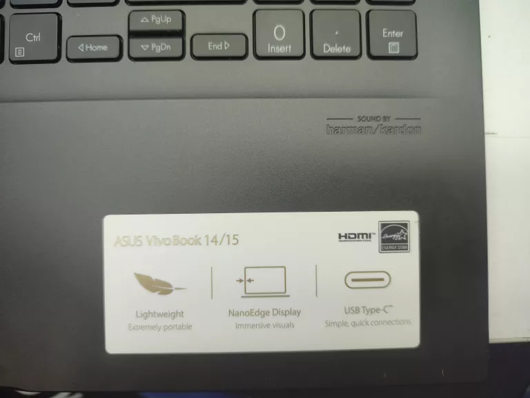 LAPTOP ASUS VIVO BOOK 14/15 KOMPLET