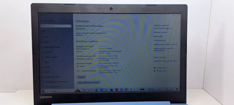 LAPTOP LENOVO IDEAPAD 320 4GB 256GB INTEL PENTIUM CPU N4200 15,60"