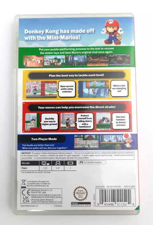 GRA NINTENDO SWITCH MARIO VS DONKEY KONG