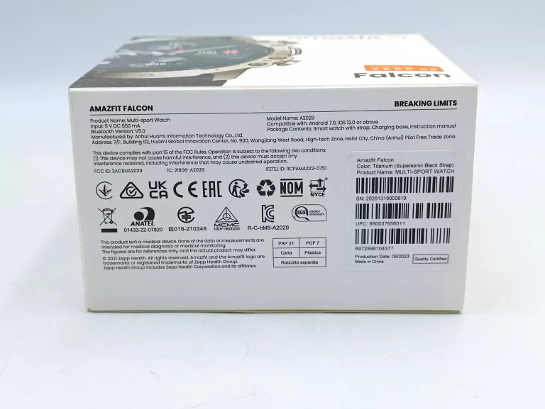 AMAZFIT FALCON SMARTWATCH ZEGAREK SPORTOWY