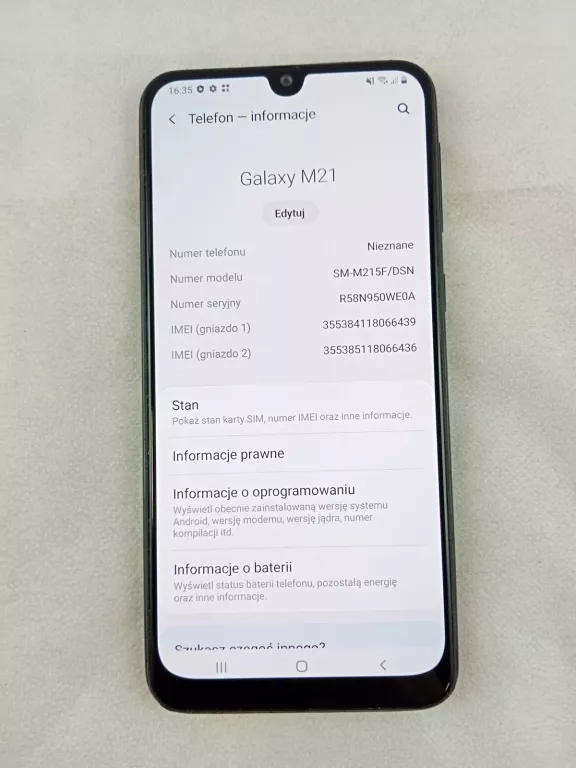 TELEFON SAMSUNG GALAXY M21 4/64GB