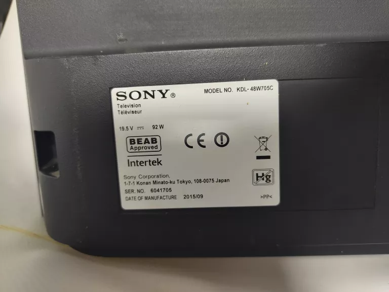 TV SONY KDL-48W705C