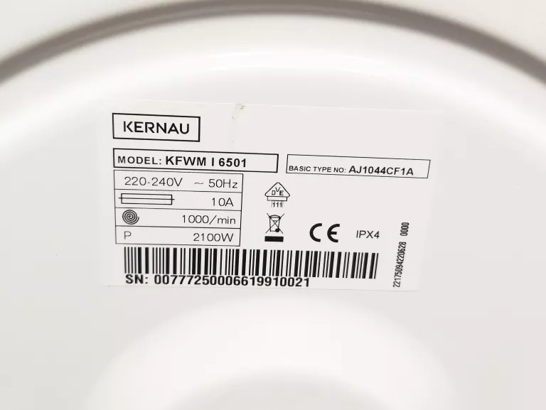 PRALKA KERNAU KFWM 6501 GWARANCJA 5 LAT - OKAZJA
