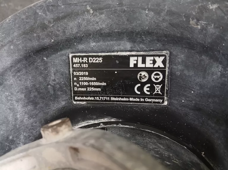 SZLIFIERKA DO GIPSU ŻYRAFA FLEX GE 7 + GŁOWICA FLEX MH-R D225