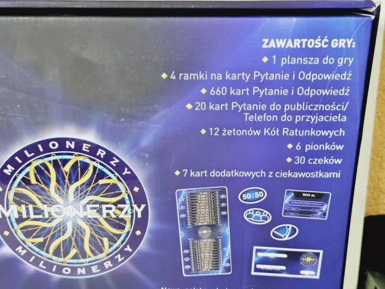 GRA PLANSZOWA MILIONERZY Z TELEWIZJI