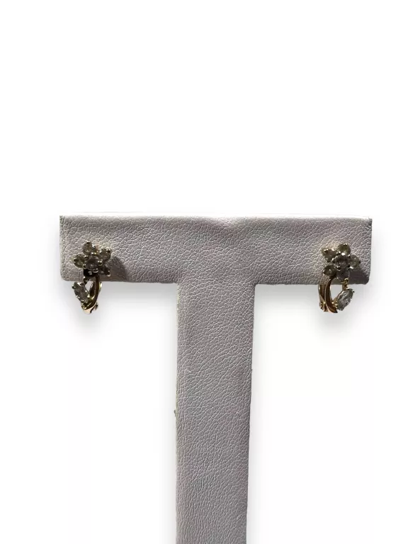 ZŁOTE KOLCZYKI KWIATEK 1,74G/585/1CM