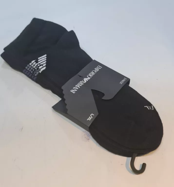 SKARPETKI ARMANI MESKIE CZARNE 43