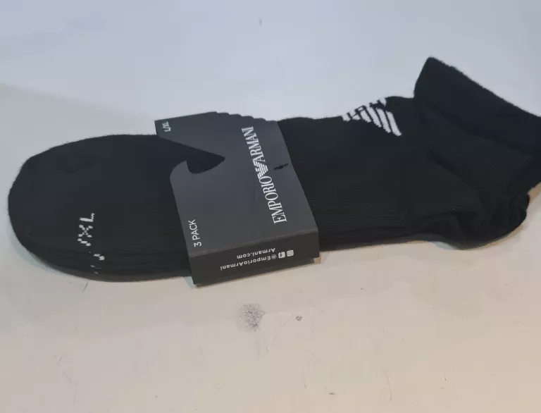 SKARPETKI ARMANI MESKIE CZARNE 43