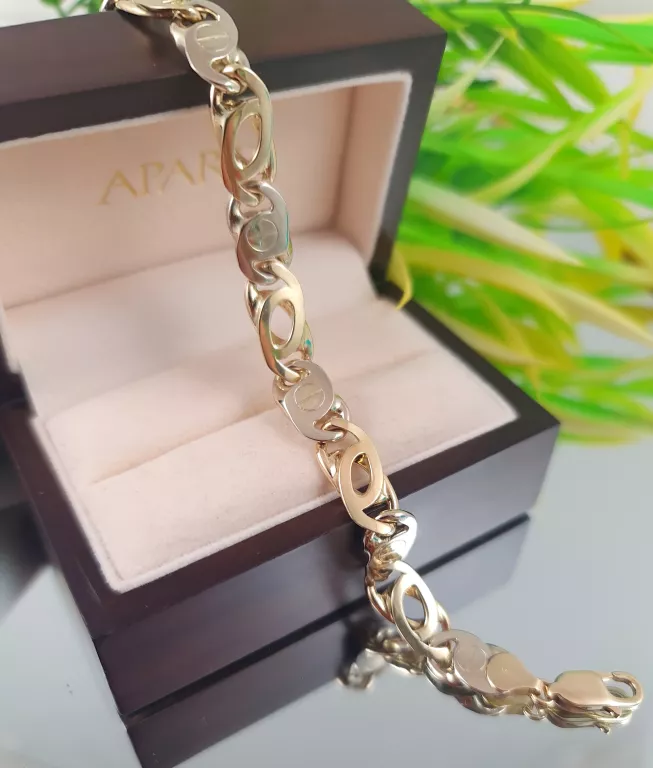 BRANSOLETA MĘSKA ZŁOTA 37,90G 585