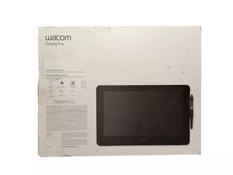 TABLET GRAFICZNY WACOM CINTIQ PRO 16 DTH 1670B