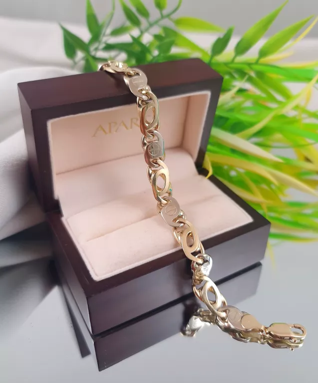 BRANSOLETA MĘSKA ZŁOTA 37,90G 585