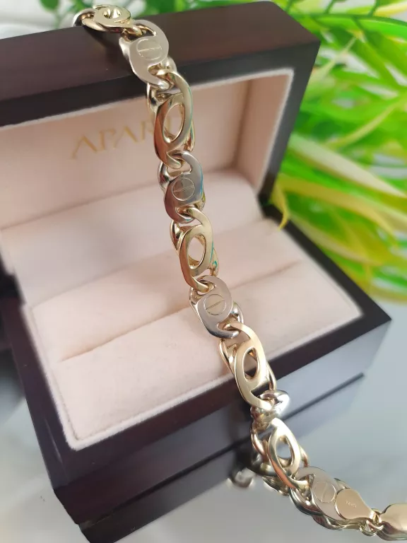 BRANSOLETA MĘSKA ZŁOTA 37,90G 585
