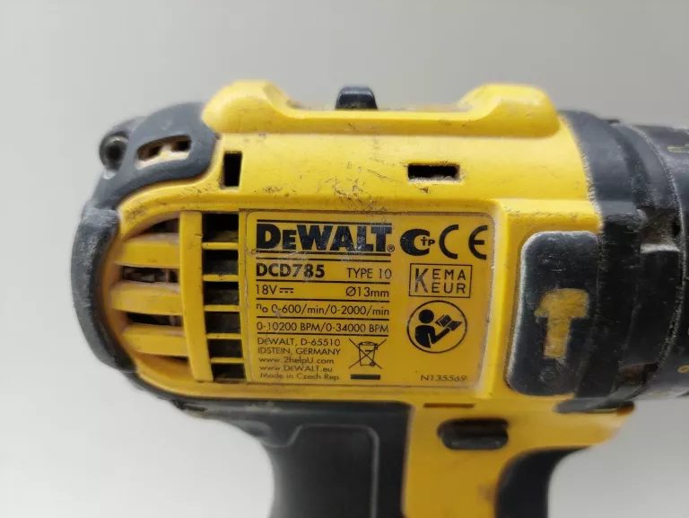 WKRĘTARKA DEWALT DCD785 + AKUMULATOR 1.3AH