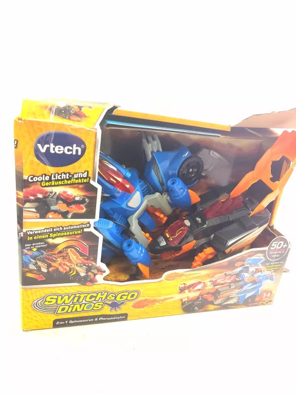 VTECH SWITCH&GO ZABAWKA DINOZAURY SAMOCHÓD 2W1 DE