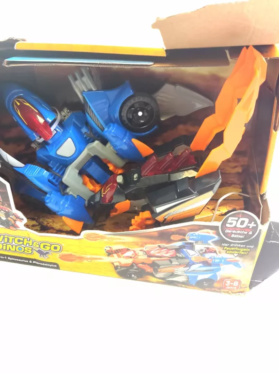 VTECH SWITCH&GO ZABAWKA DINOZAURY SAMOCHÓD 2W1 DE