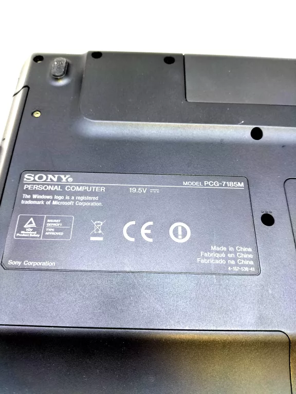LAPTOP SONY VAIO PCG-7185M + ŁAD WIN7 4GB 320GB T4300