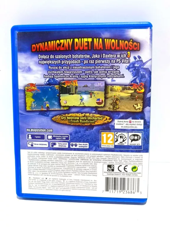 GRA PS VITA JAK & DAXTER TRILOGY