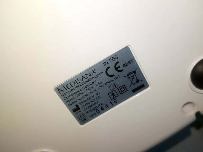 INHALATOR MEDISANA IN 500 KOMPLET