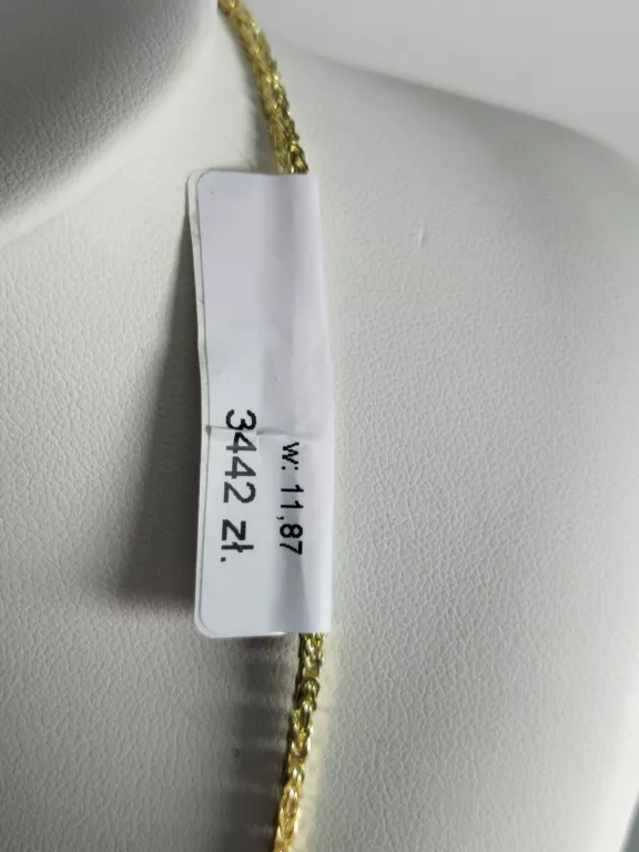ZŁOTY ŁAŃCUSZEK 585 SPLOT KRÓLEWSKI 11,87 50CM