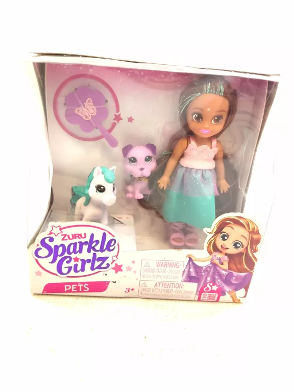 SPARKLE GIRLZ ZURU KSIĘŻNICZKA ZE ZWIERZĄTKIEM(KOTEK I JEDNOROŻEC)