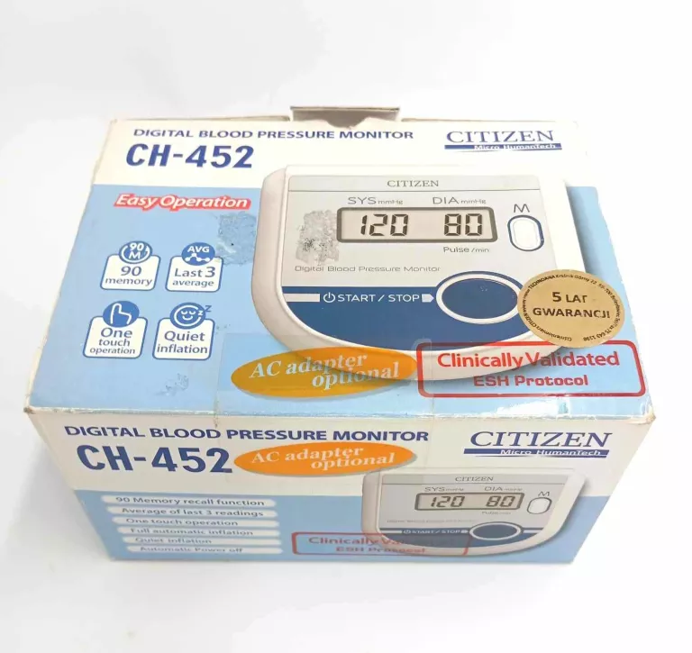 CIŚNIENIOMIERZ CITIZEN CH-452